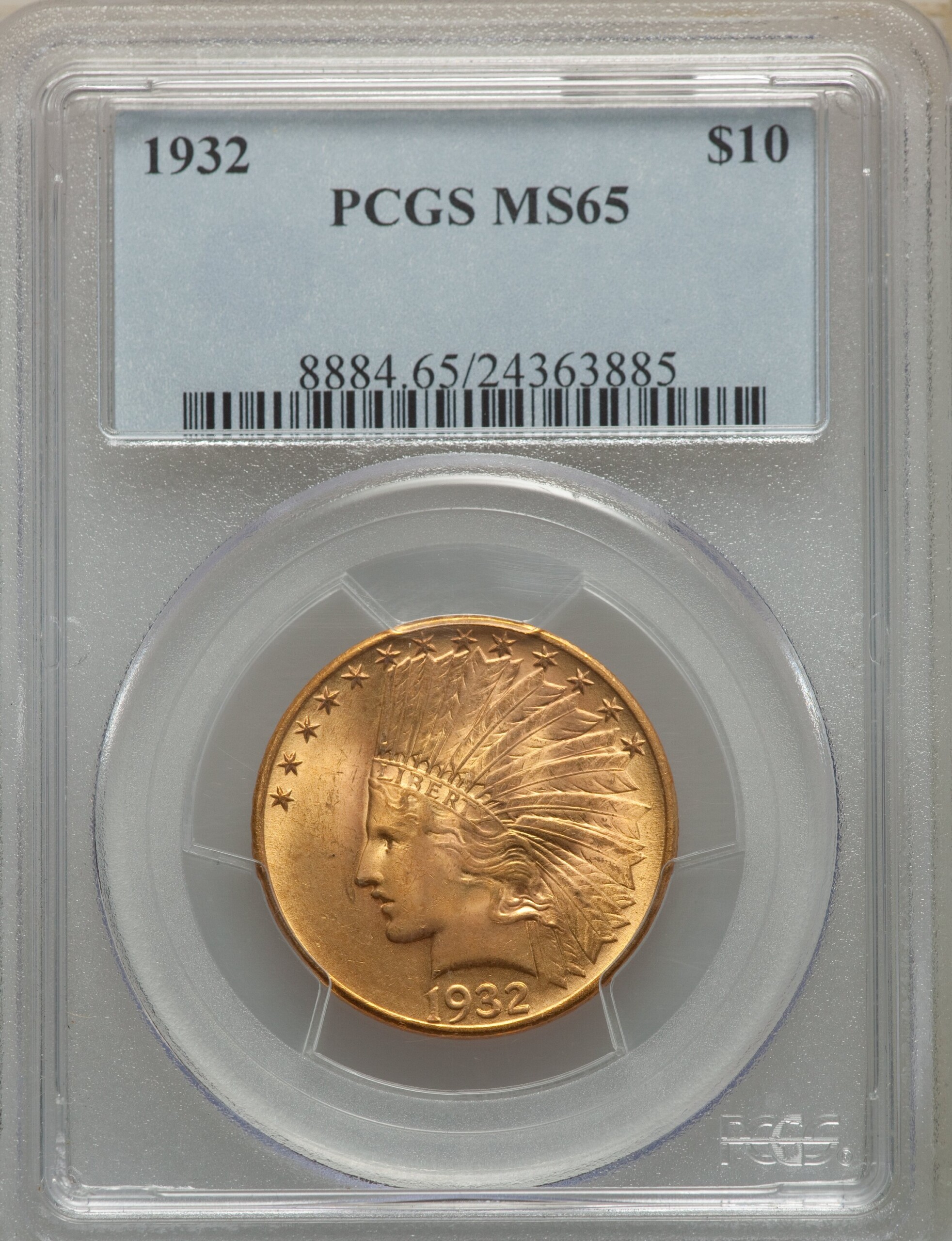 1932 $10 65 PCGS