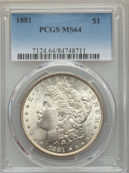 1881 S$1 64 PCGS