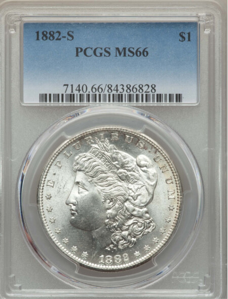 1882-S S$1 66 PCGS