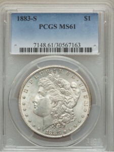 1883-S S$1 61 PCGS