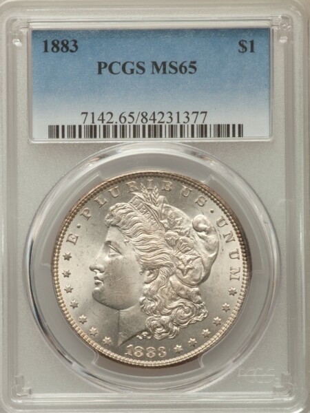 1883 S$1 65 PCGS