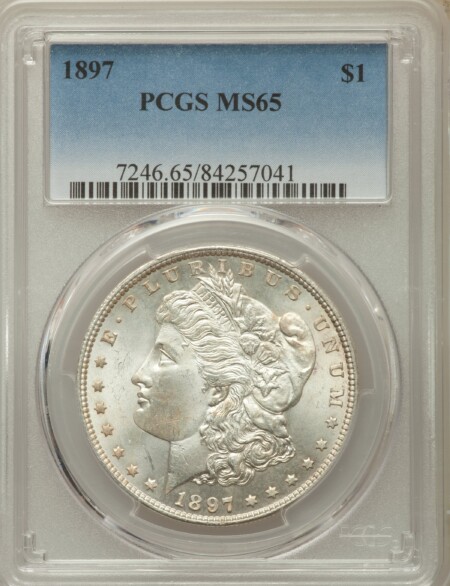 1897 S$1 65 PCGS