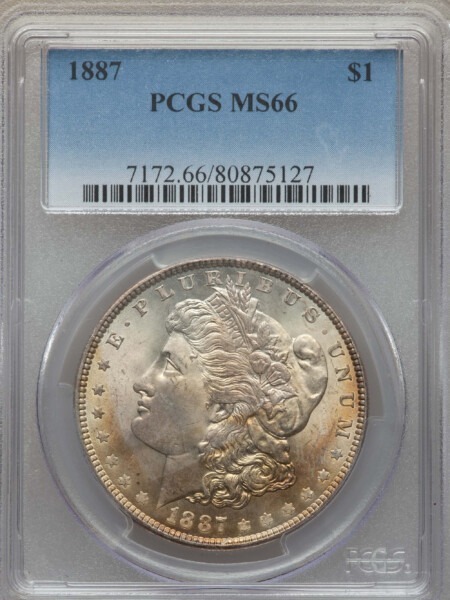 1887 S$1 66 PCGS