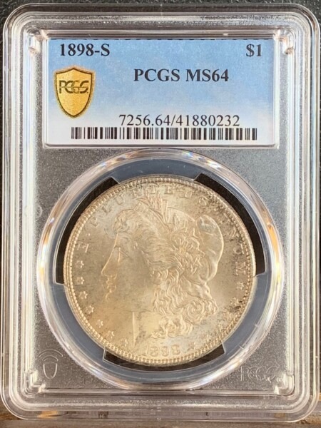 1898-S S$1 64 PCGS Secure