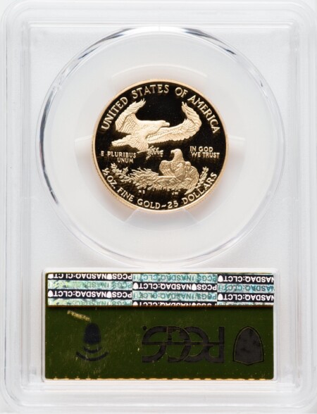 1995-W $25 Half-Ounce Gold Eagle, PR, DC 70 PCGS