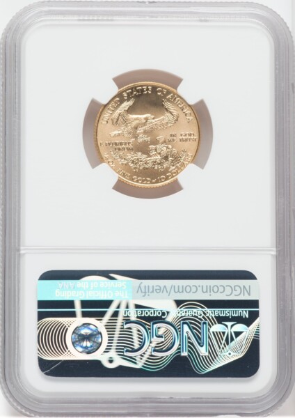 1998 $10 Quarter-Ounce Gold Eagle, MS 70 NGC