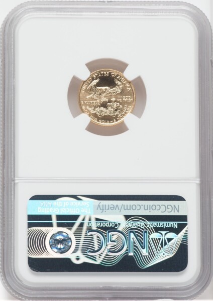 1994 $5 Tenth-Ounce Gold Eagle, MS 70 NGC