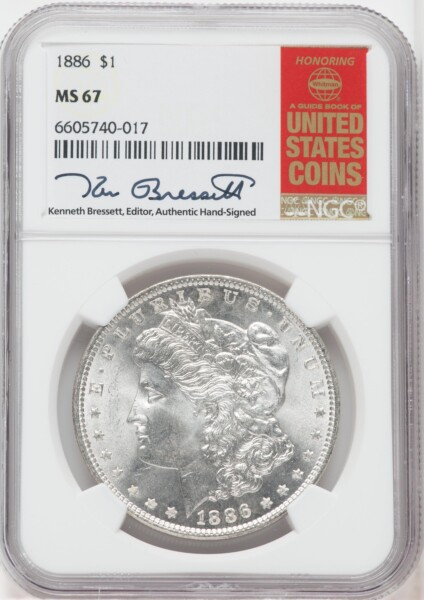 1886 S$1 67 NGC