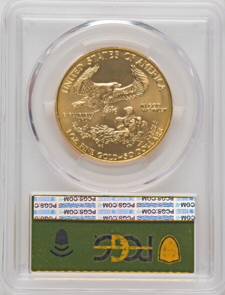 1992 $50 One-Ounce Gold Eagle, MS 70 PCGS