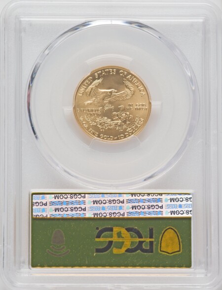 2007 $10 Quarter-Ounce Gold Eagle, MS 70 PCGS