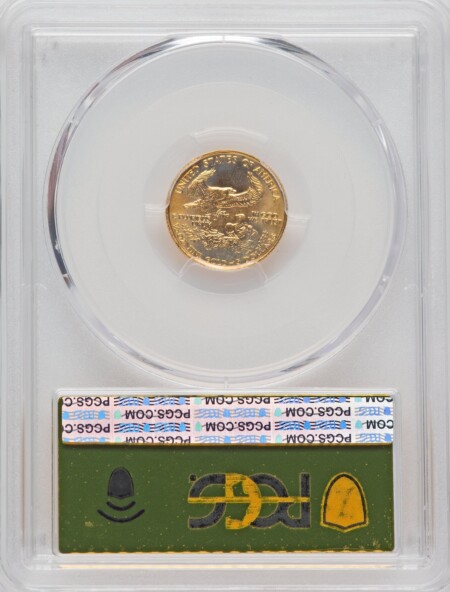 1986 $5 Tenth-Ounce Gold Eagle, MS 70 PCGS