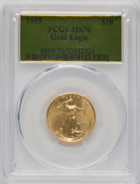 1995 $10 Quarter-Ounce Gold Eagle, MS 70 PCGS