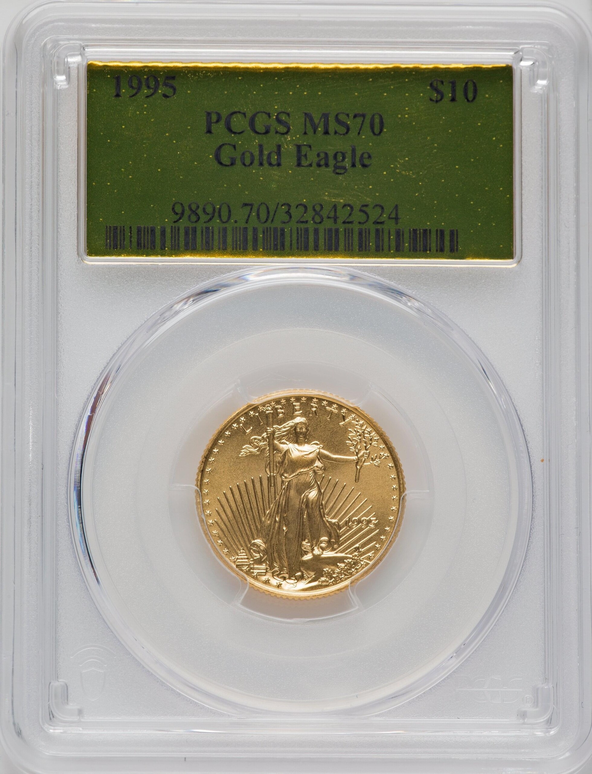 1995 $10 Quarter-Ounce Gold Eagle, MS 70 PCGS