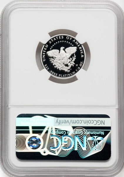 2005-W $25 Quarter-Ounce Platinum Eagle, Statue of Liberty, PR, DC 70 NGC