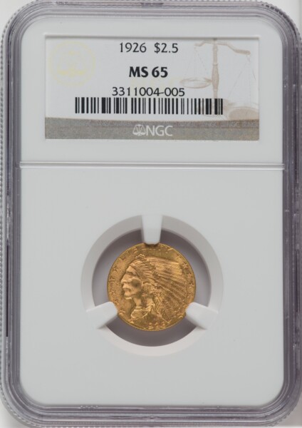 1926 $2 1/2 65 NGC