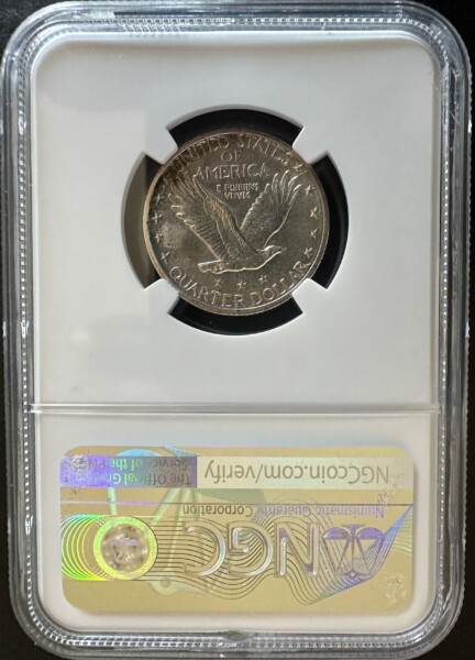 1917-S 25C Type Two FH 66 NGC