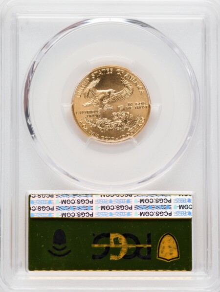 1997 $10 Quarter-Ounce Gold Eagle, MS 70 PCGS