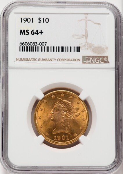 1901 $10 NGC Plus 64 NGC