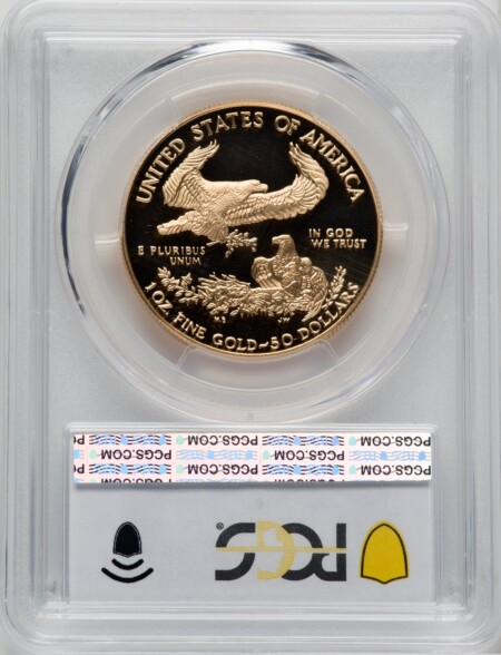 1997-W $50 One-Ounce Gold Eagle, DC 70 PCGS