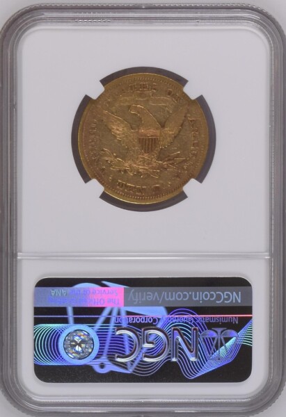 1867 $10 25 NGC