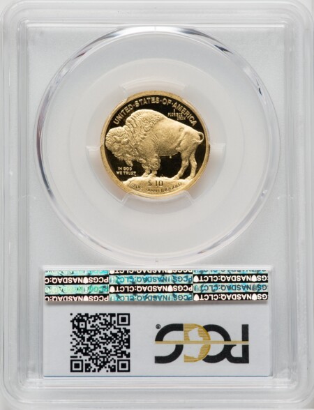 2008-W $10 Quarter-Ounce Gold Buffalo, PR, DC 70 PCGS