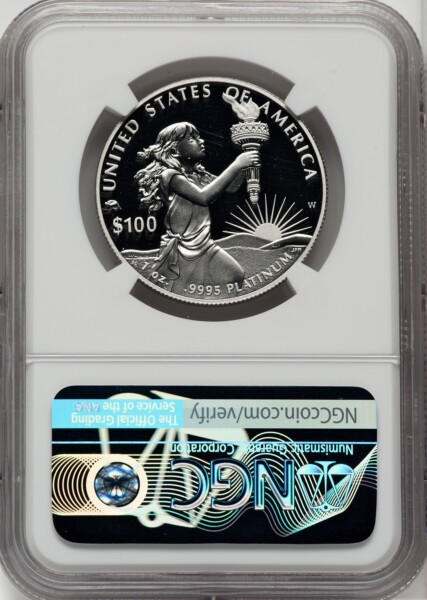 2014-W $100 One-Ounce Platinum Eagle, DC 70 NGC