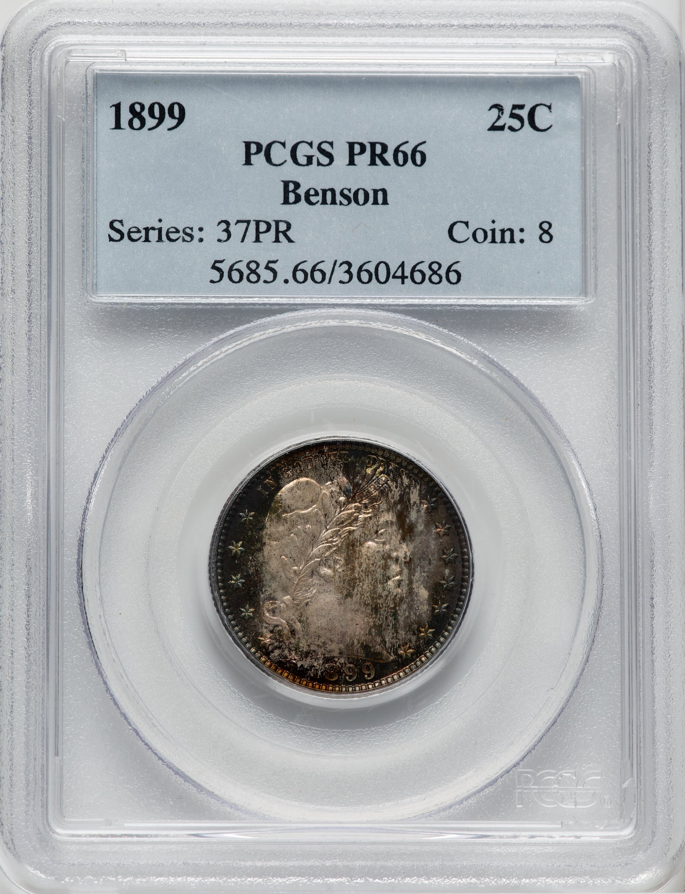 1899 25C 66 PCGS