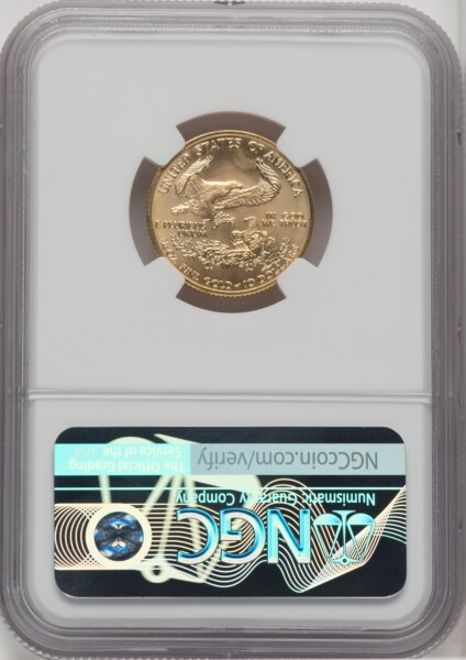 2002 $10 Quarter-Ounce Gold Eagle, MS NGC