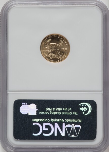 2006 $5 Tenth-Ounce Gold Eagle, First Strike, MS NGC