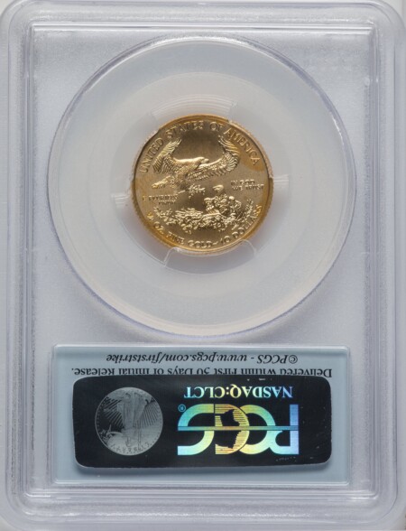 2014 $10 Quarter-Ounce Gold Eagle, First Strike, MS 70 PCGS