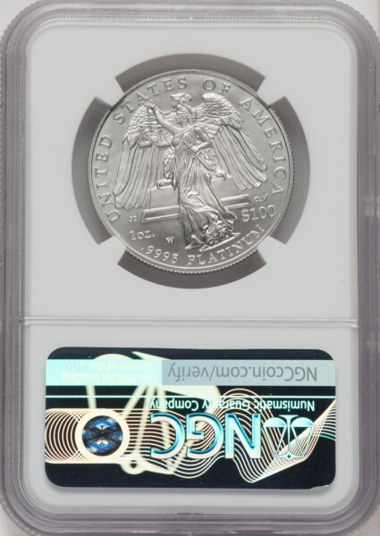 2008-W $100 One-Ounce Platinum Eagle, MS 70 NGC