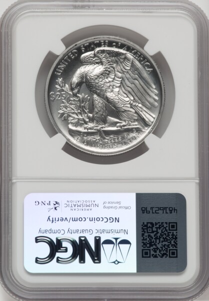 2023-W $25 Palladium, First Day of Issue, SP 70 NGC