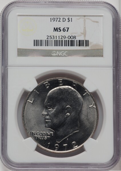 1972-D $1 67 NGC
