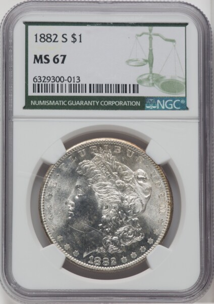1882-S S$1 67 NGC