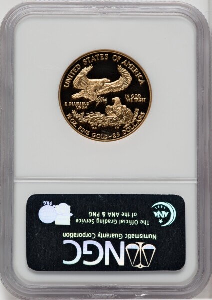 2004-W $25 Half-Ounce Gold Eagle, PR DC 70 NGC