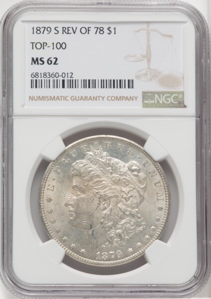 1879-S S$1 Reverse of 1878 62 NGC