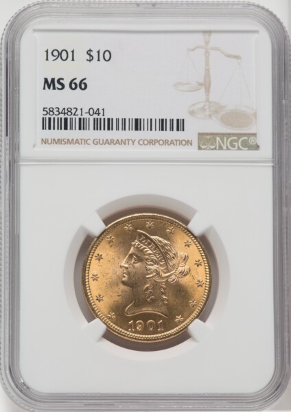 1901 $10 66 NGC