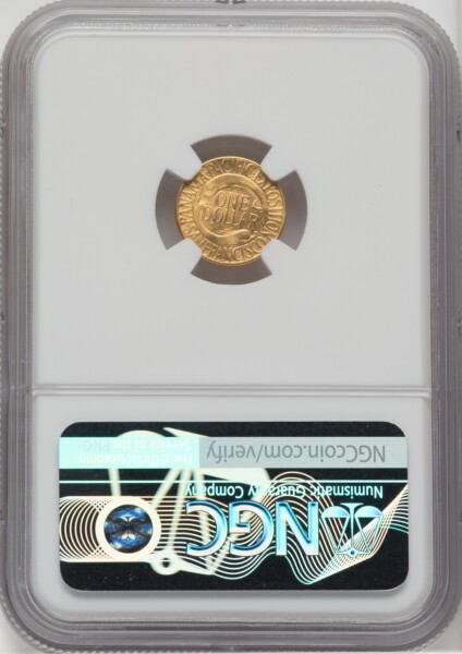 1915-S G$1 PAN-PAC Gold Dollar, MS 67 NGC