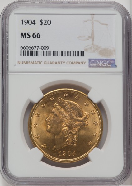 1904 $20 Liberty 66 NGC