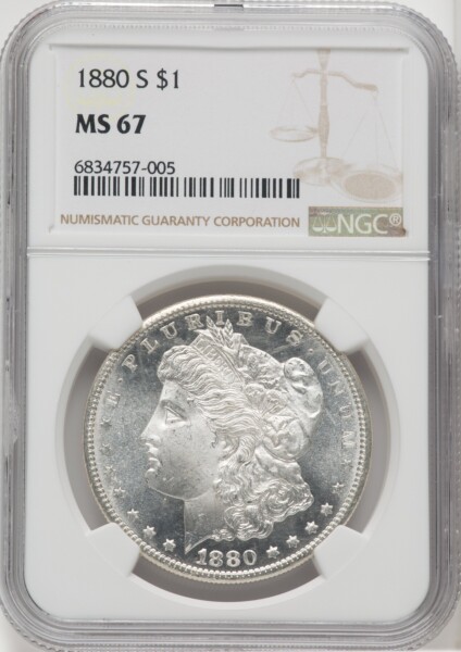1880-S S$1 67 NGC