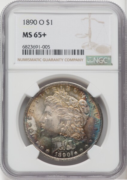 1890-O S$1 NGC Plus 65 NGC