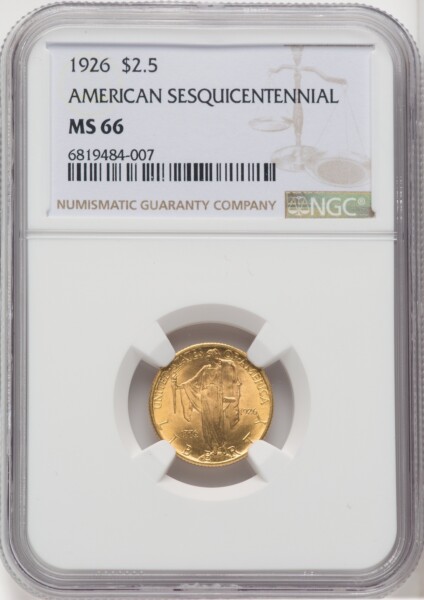 1926 $2 1/2 SESQUI 66 NGC