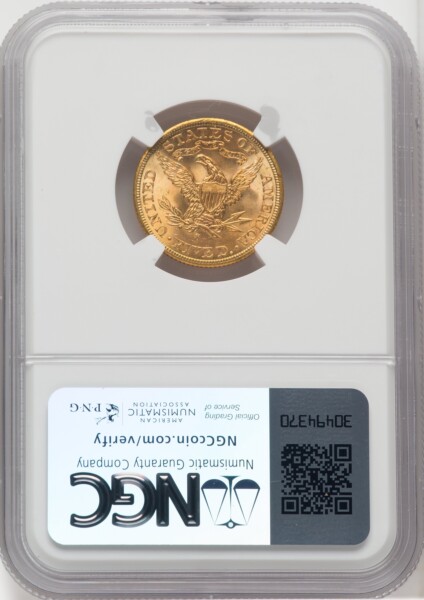 1901-S $5 66 NGC