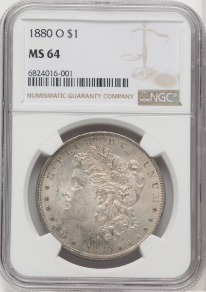 1880-O S$1 64 NGC