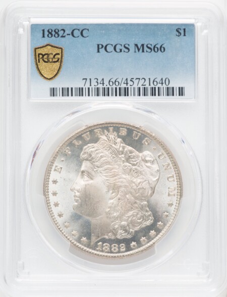 1882-CC S$1 PCGS Secure 66 PCGS