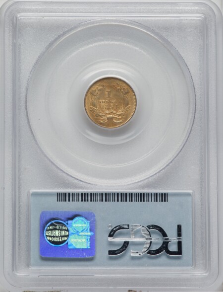 1854 G$1 Type Two 62 PCGS