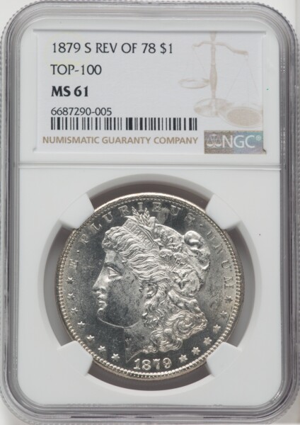 1879-S S$1 Reverse of 1878 61 NGC