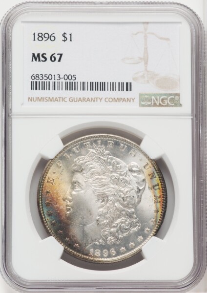 1896 S$1 67 NGC