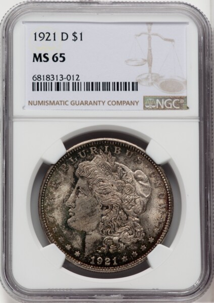 1921-D S$1 65 NGC