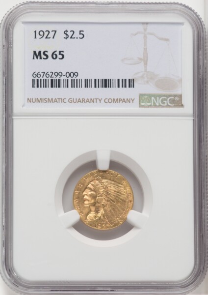 1927 $2 1/2 65 NGC
